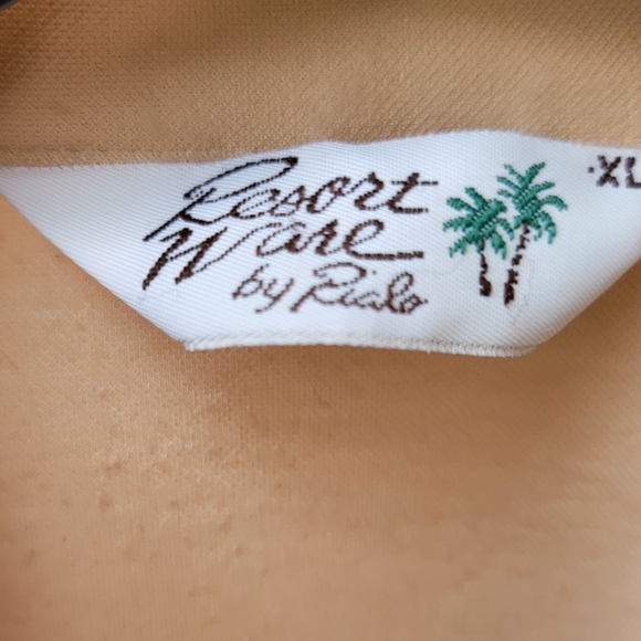 Vintage Resort Ware by Rialo casual polyester disco shirt 70's Extra Large - Picture 2 of 8